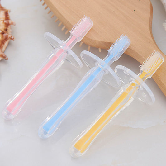 Soft Silicone Baby Infants Training Toothbrush Brush Teether Dental Oral Care