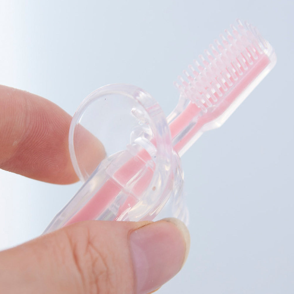 Soft Silicone Baby Infants Training Toothbrush Brush Teether Dental Oral Care