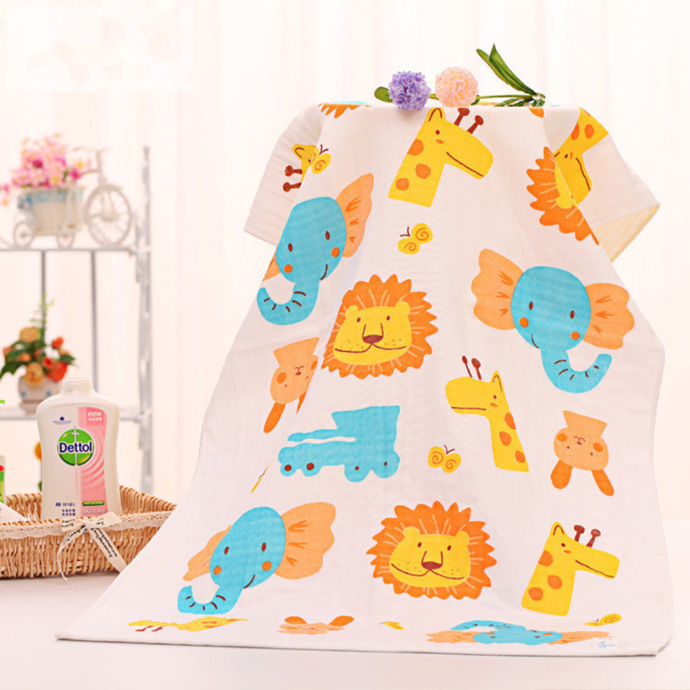 Cartoon Cute Animal Soft Absorbent Washcloth Baby Shower Bath Towel 60x120cm