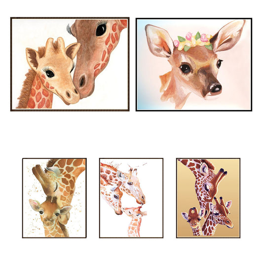 Lovely Sika Deer DIY Art 5D Diamond Painting Handcraft Wall Home Decoration Gift