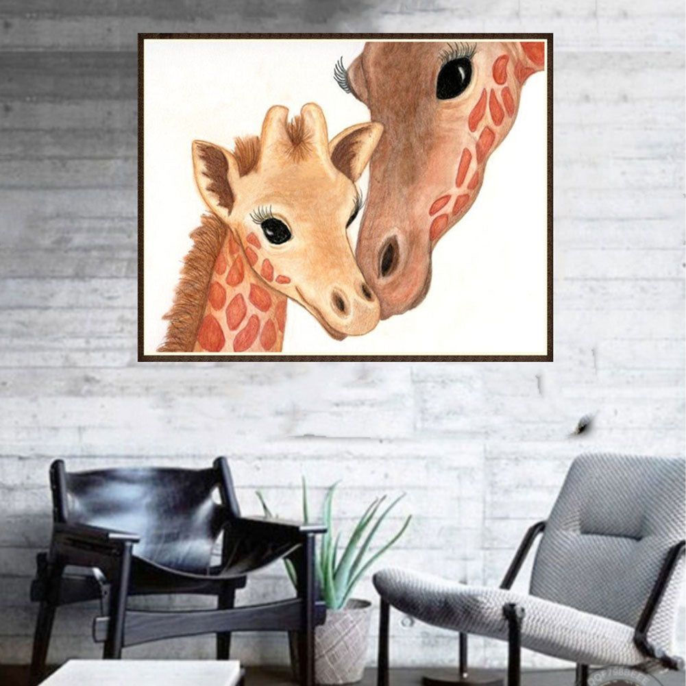 Lovely Sika Deer DIY Art 5D Diamond Painting Handcraft Wall Home Decoration Gift