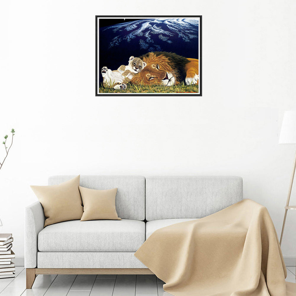 Animal Pattern 5D DIY Diamond Embroidery Wall Painting Cross Stitch Home Decor