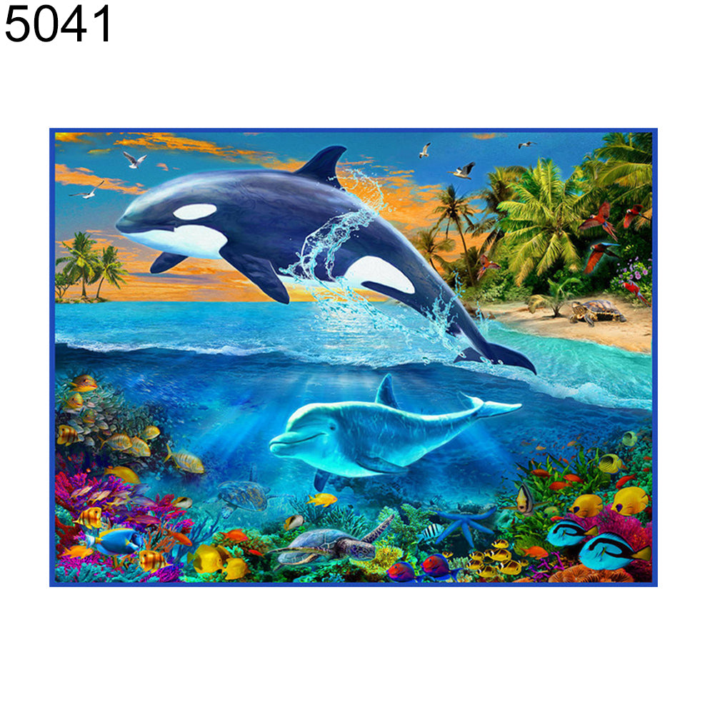 Animal Pattern 5D DIY Diamond Embroidery Wall Painting Cross Stitch Home Decor