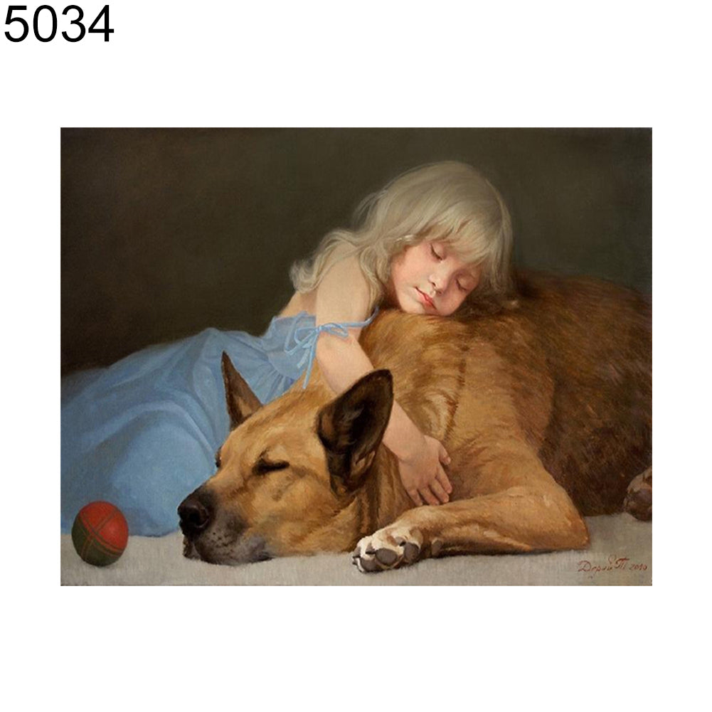 Animal Pattern 5D DIY Diamond Embroidery Wall Painting Cross Stitch Home Decor