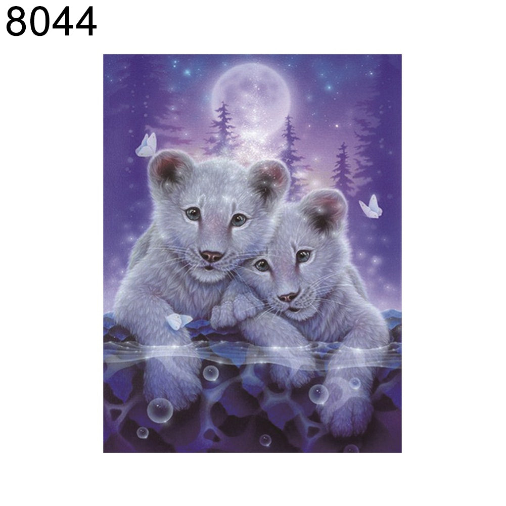 Animal Pattern Diamond Painting Wall Art Craft Cross Stitch DIY Home Decoration