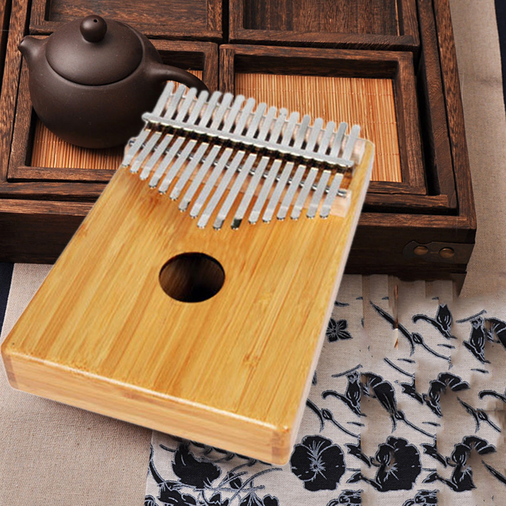 17 Keys Kalimba Thumb Piano Wooden Finger Percussion Mbira Musical Instrument