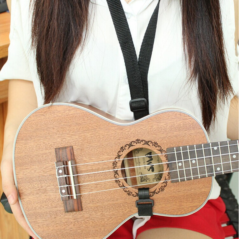 Universal Adjustable Durable Thicken Cotton Ukulele Strap Neck Hanging Belt