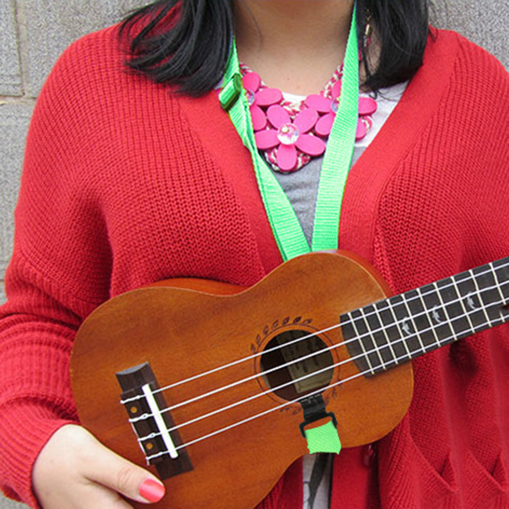 Universal Adjustable Durable Thicken Cotton Ukulele Strap Neck Hanging Belt