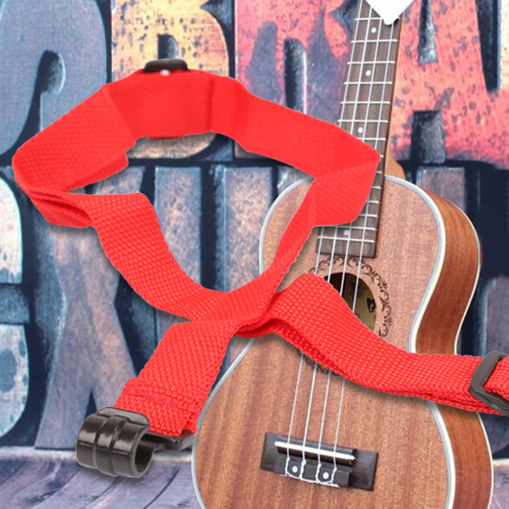 Universal Adjustable Durable Thicken Cotton Ukulele Strap Neck Hanging Belt