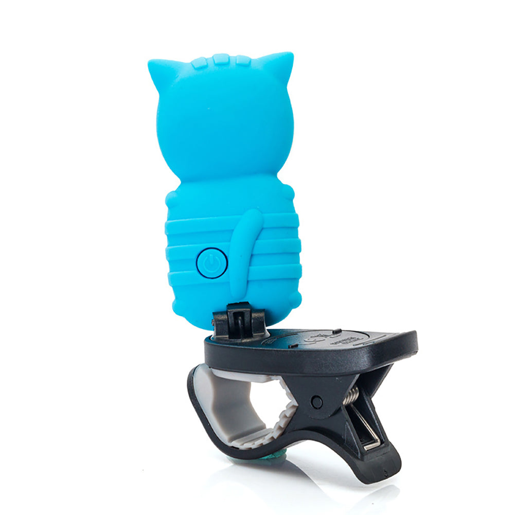 Portable Cartoon Big Face Cat LCD Display Guitar Bass Ukulele Electronic Tuner