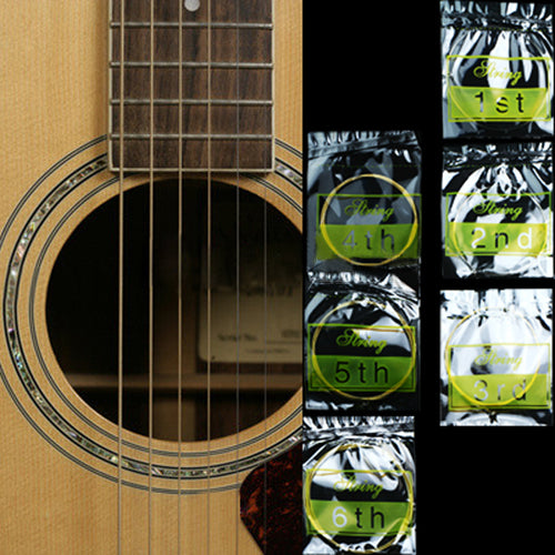 High Quality Set of 6 Steel Strings for Acoustic Guitar 150XL 108cm Great Tone