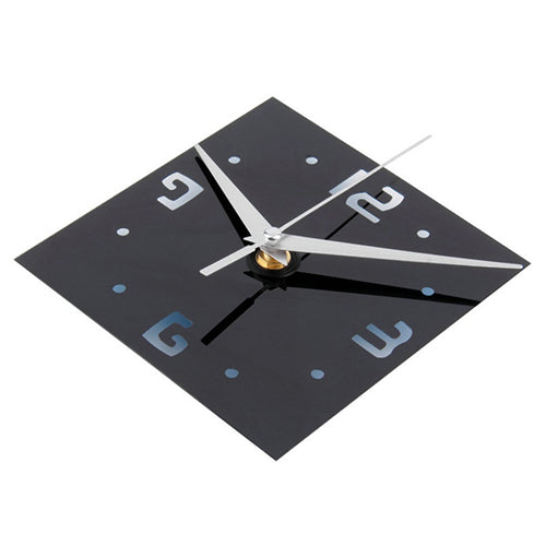 Modern Frameless 3D Acrylic Mirror Surface Wall Clock Sticker DIY Home Decor