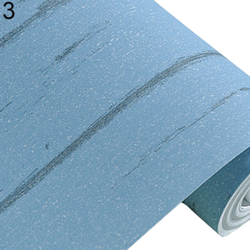 Non-Woven Fabric Vertical Wood Plank Panel Stripe Wallpaper Living Room Decor