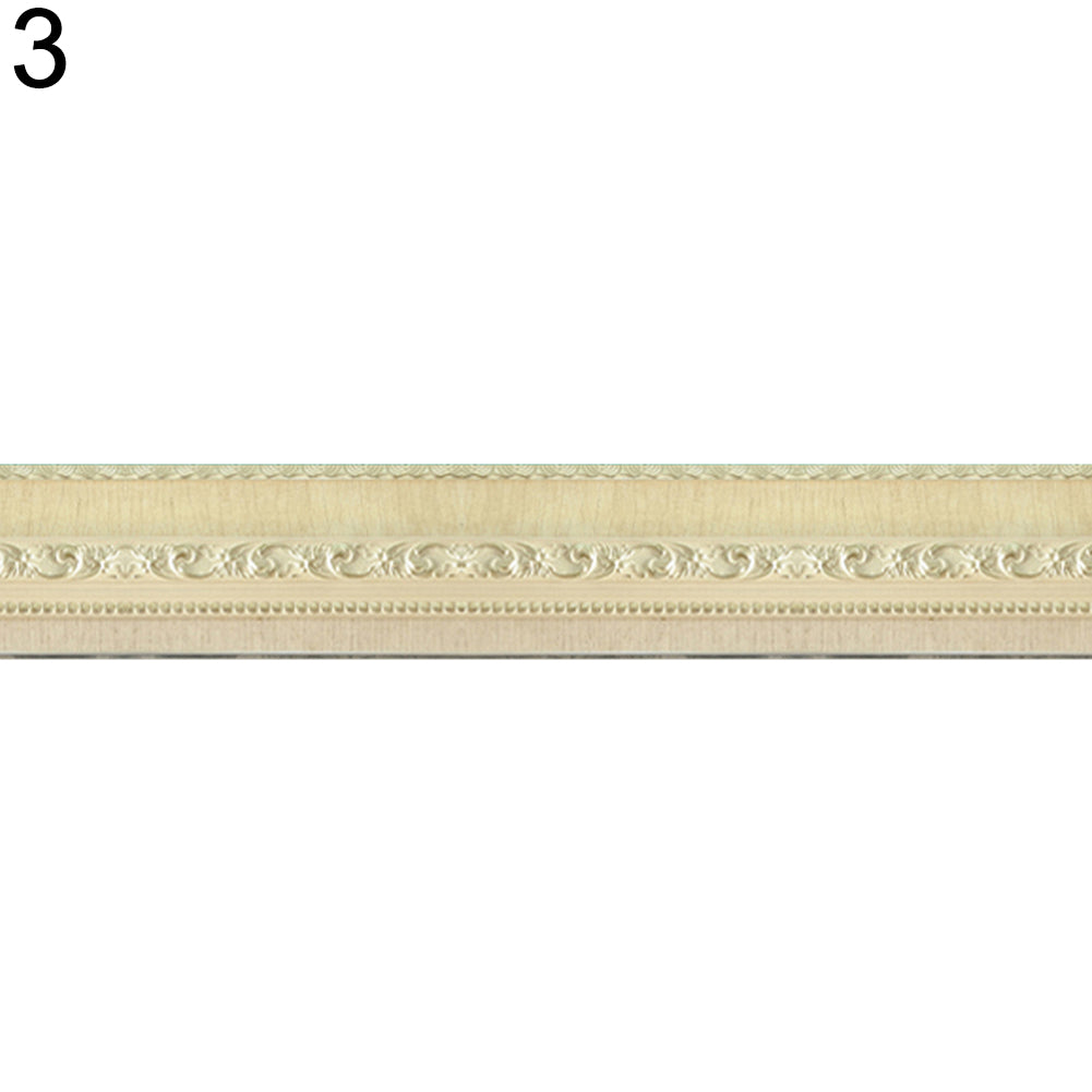 5m Waterproof 3D Skirting Board Sticker Kitchen Living Bathroom Decor Wall Decal