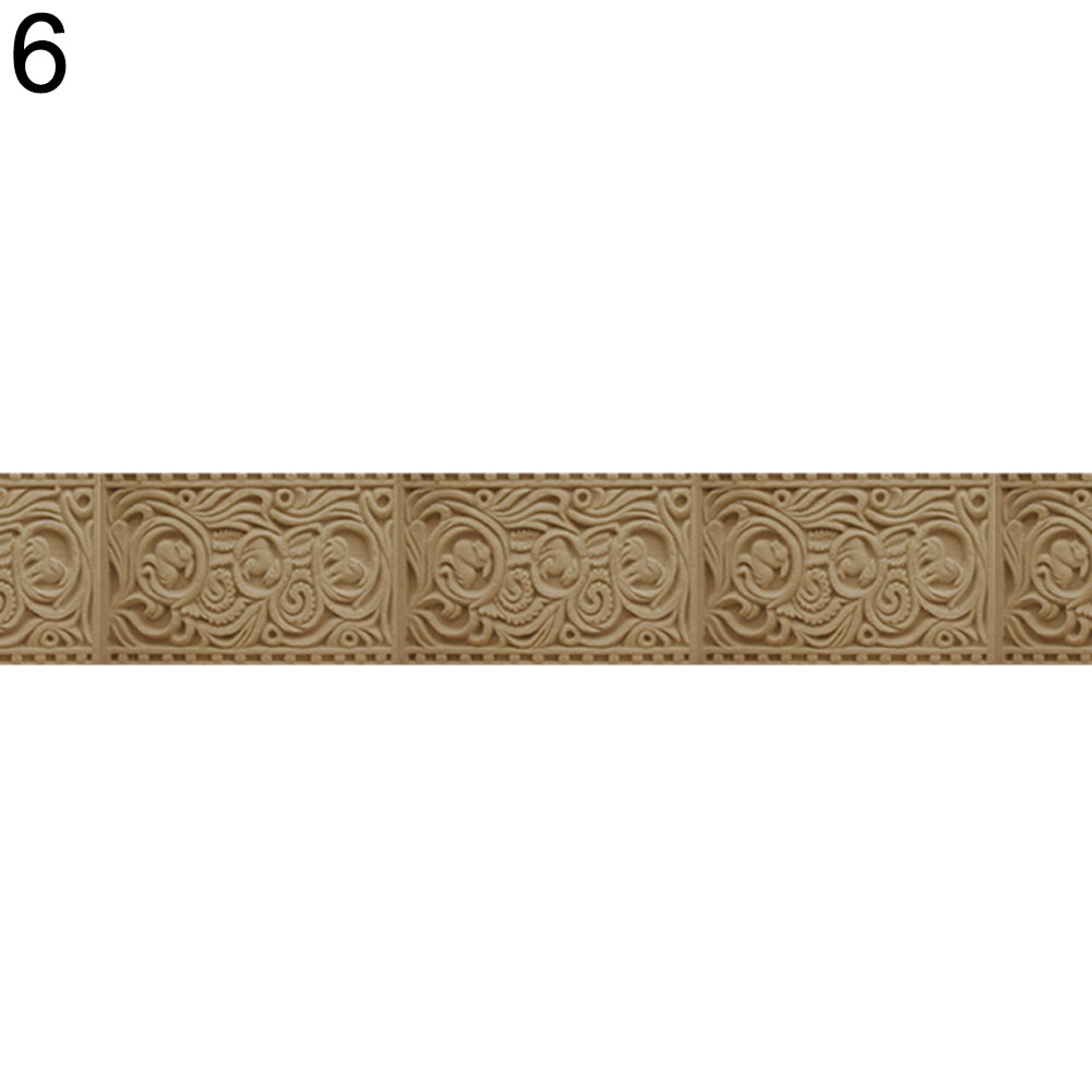 5m Waterproof 3D Skirting Board Sticker Kitchen Living Bathroom Decor Wall Decal