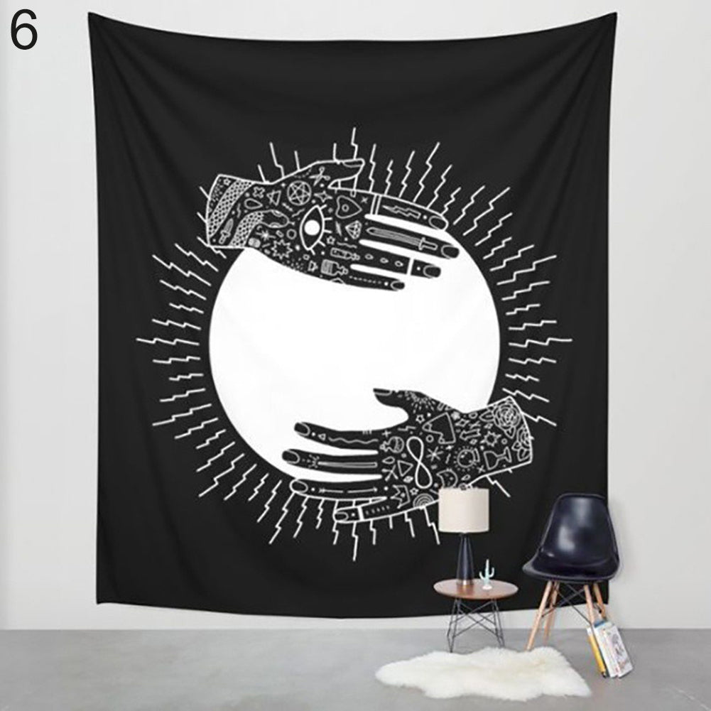 Boho Ethnic Wall Hanging Floral Tapestry Beach Towel Bikini Cover Up Yoga Mat