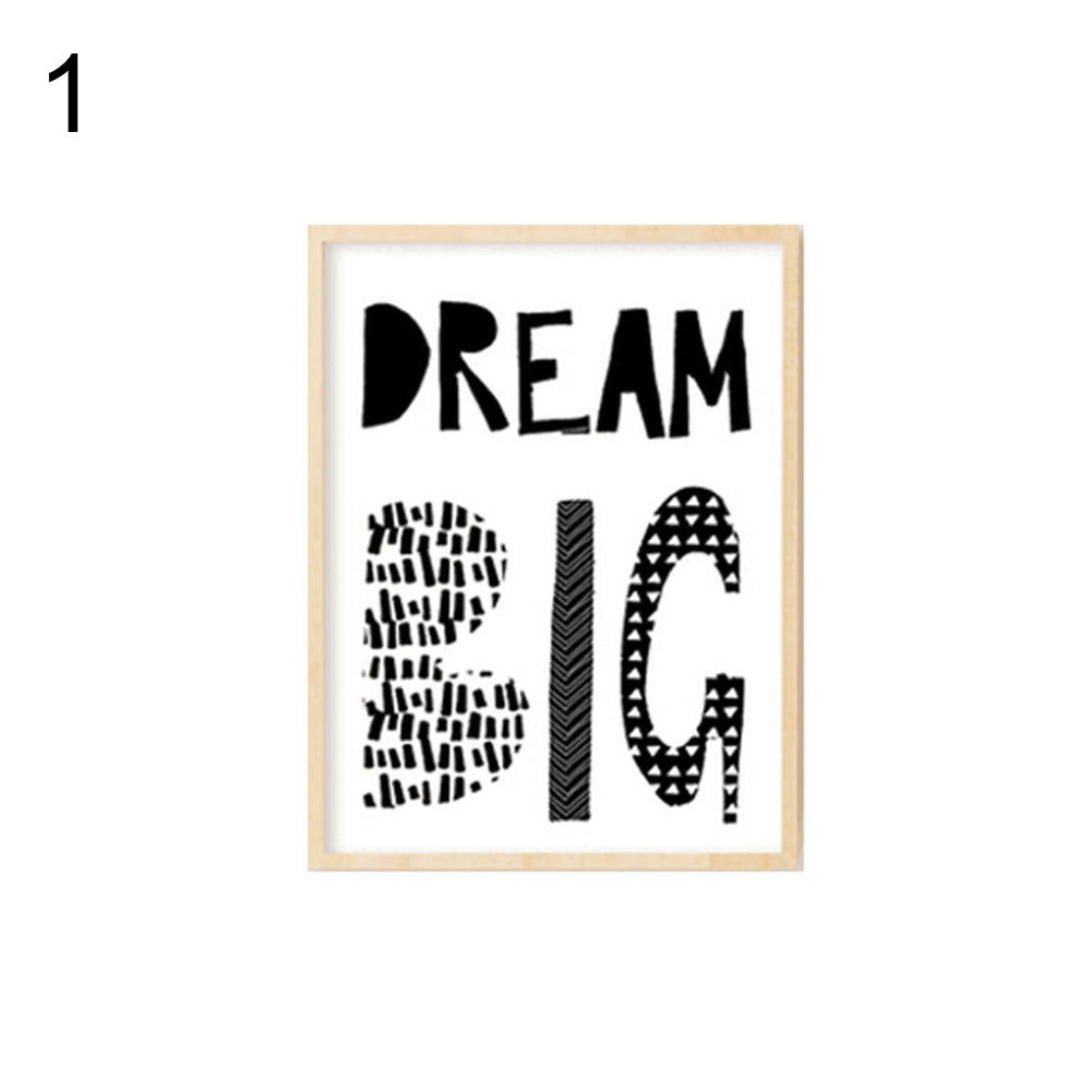 Lovely Arrow Letter Modern Decorative Painting Wall Hanging Home Room Cafe Decor