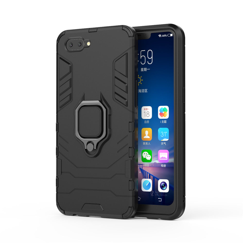 Scene map armor series heavy airbag case with ring, for  OPPO A5  A3S