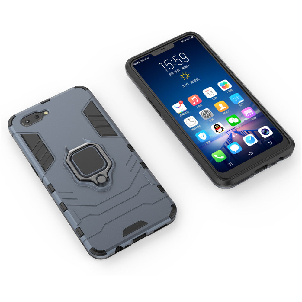 Scene map armor series heavy airbag case with ring, for  OPPO A5  A3S