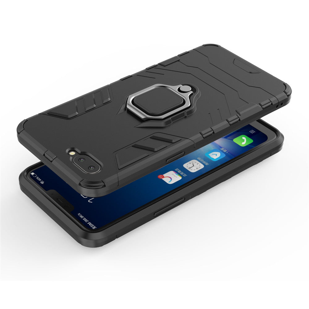 Scene map armor series heavy airbag case with ring, for  OPPO A5  A3S