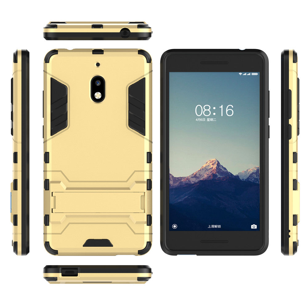Scene map armor series heavy airbag cover with bracket, for  Nokia 2.1