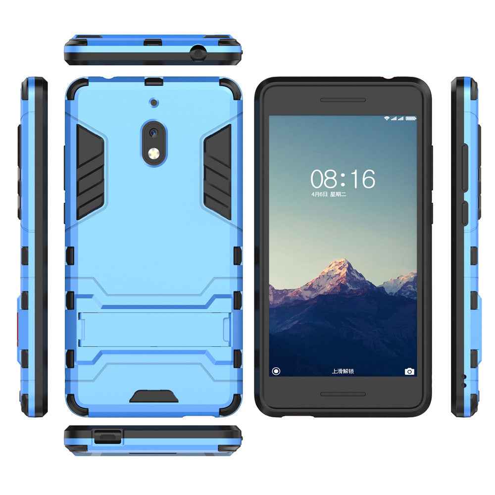 Scene map armor series heavy airbag cover with bracket, for  Nokia 2.1