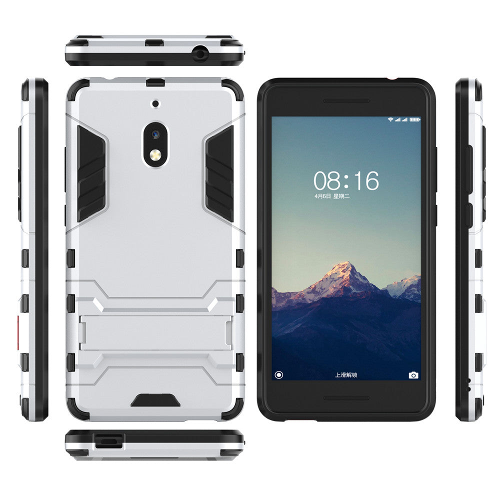 Scene map armor series heavy airbag cover with bracket, for  Nokia 2.1