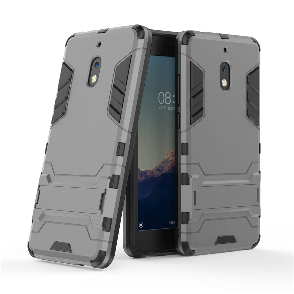 Scene map armor series heavy airbag cover with bracket, for  Nokia 2.1