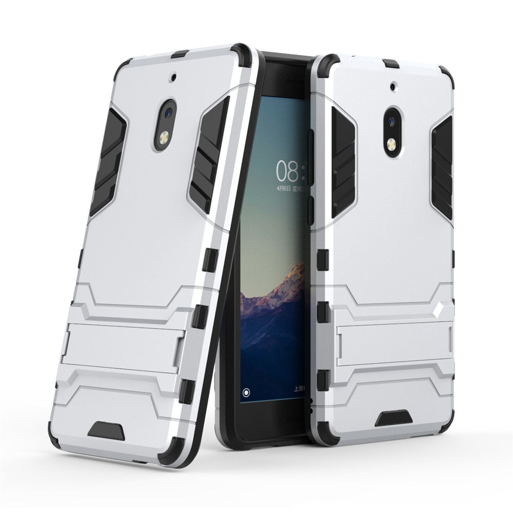 Scene map armor series heavy airbag cover with bracket, for  Nokia 2.1