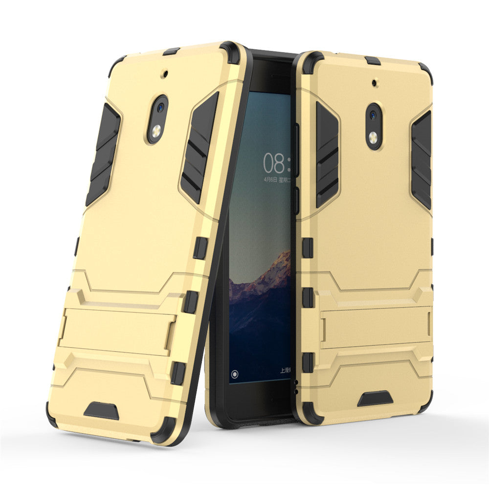 Scene map armor series heavy airbag cover with bracket, for  Nokia 2.1