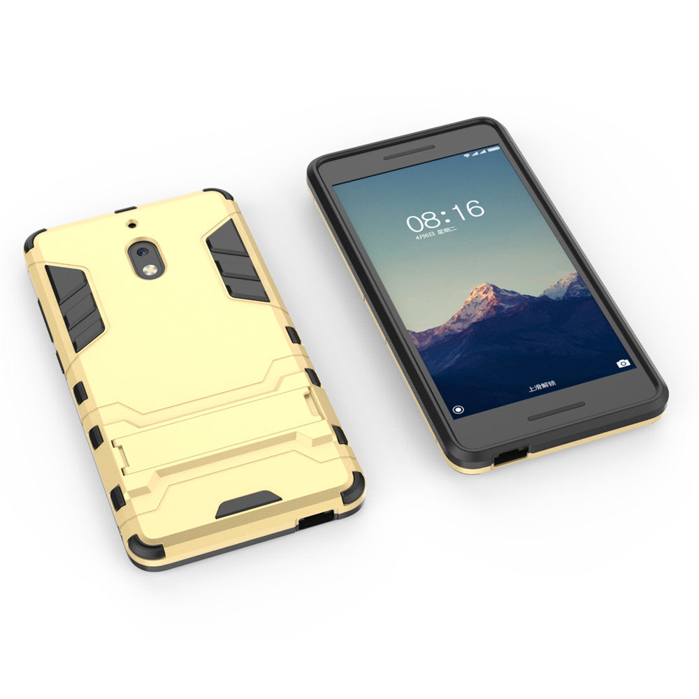 Scene map armor series heavy airbag cover with bracket, for  Nokia 2.1