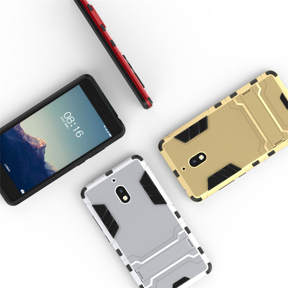 Scene map armor series heavy airbag cover with bracket, for  Nokia 2.1