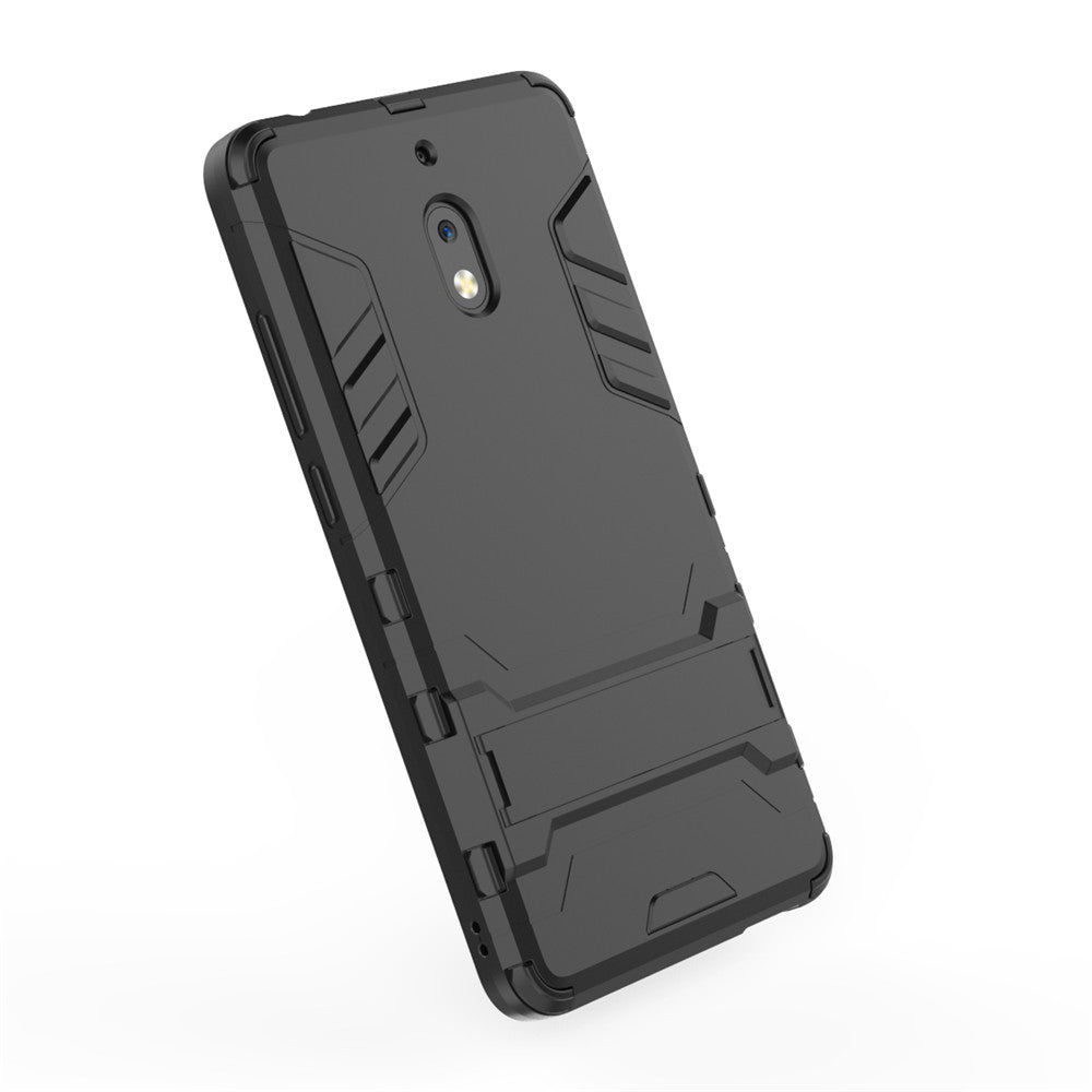 Scene map armor series heavy airbag cover with bracket, for  Nokia 2.1