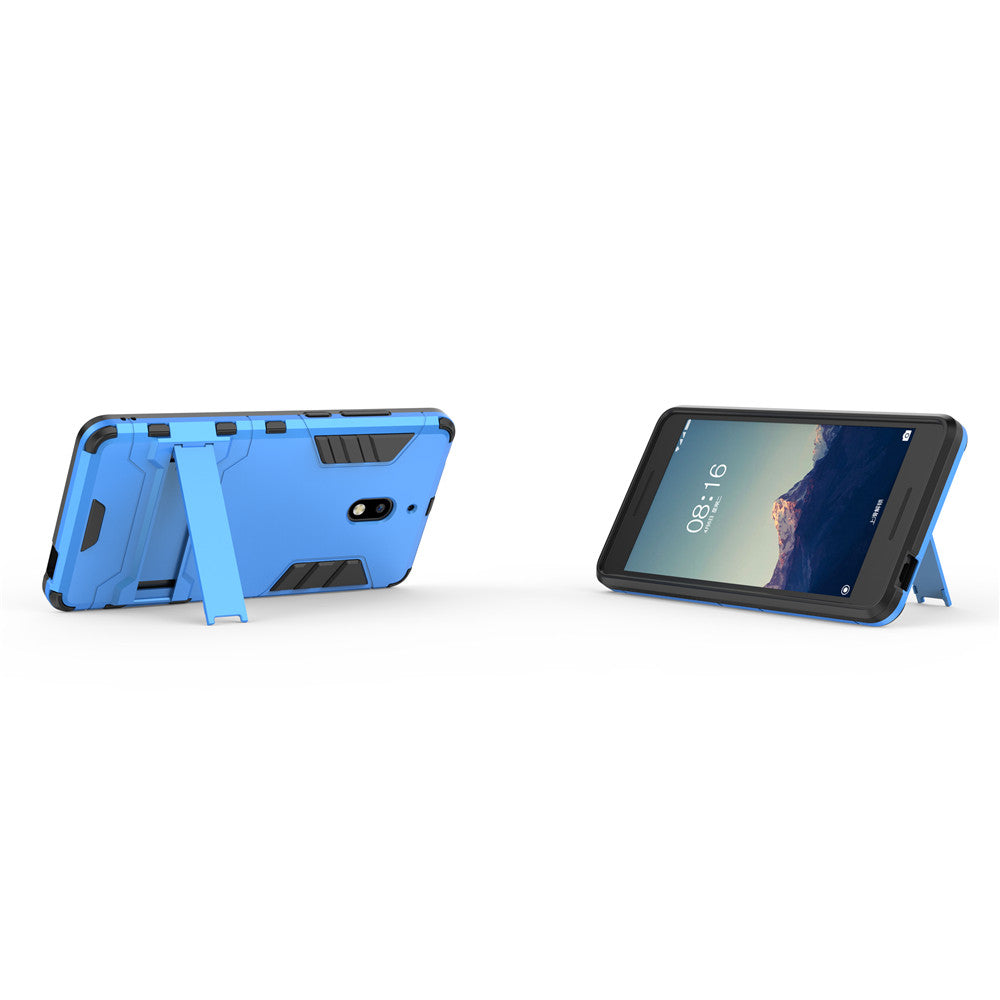 Scene map armor series heavy airbag cover with bracket, for  Nokia 2.1