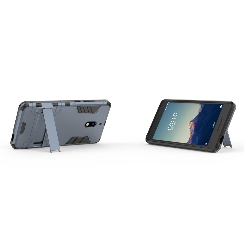 Scene map armor series heavy airbag cover with bracket, for  Nokia 2.1