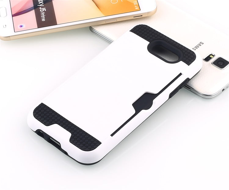 Scene drawing brushed soft rubber two-in-one wallet? for? Samsung j3 2017