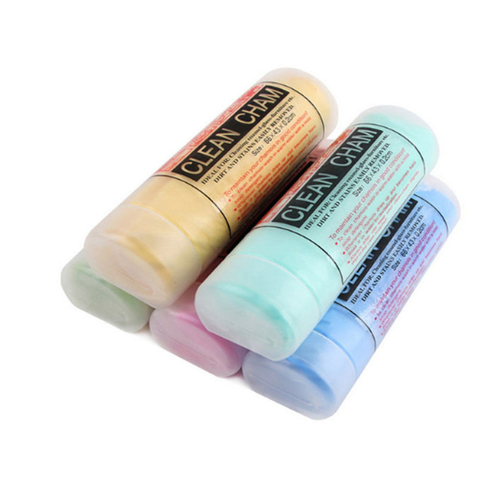 40*30*0.2CM Super Absorption Microfiber Car Care Towel Cleaning PEVA Towel Synthetic Suede Chamois