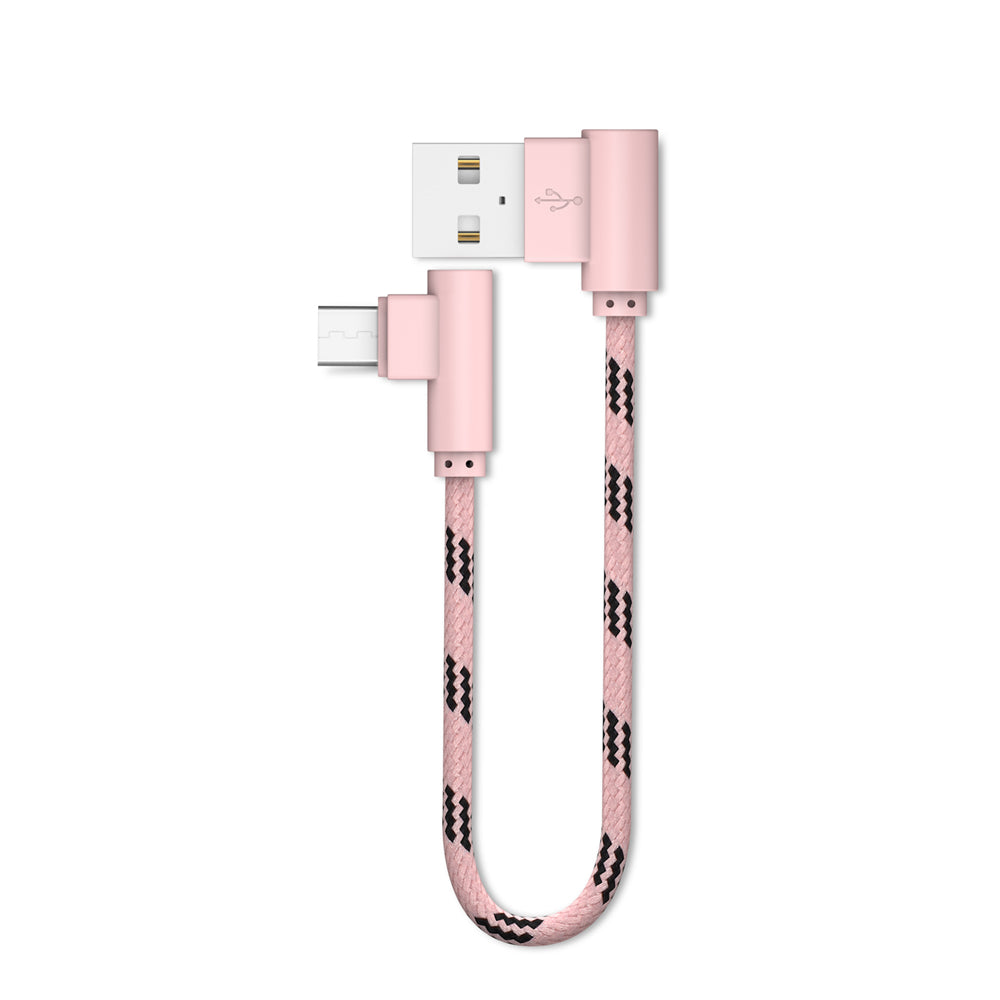 20 CM elbow data cable fast charging, suitable for Android V8