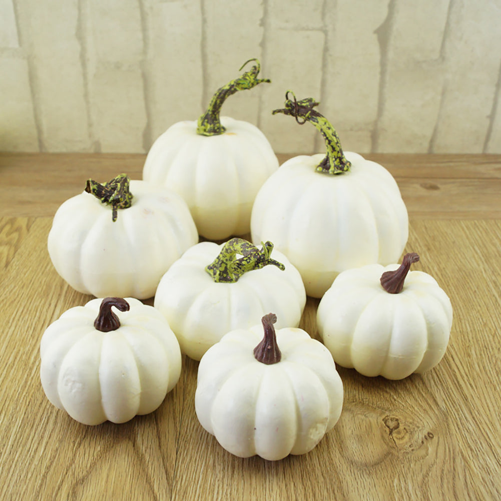 6Pcs Artificial Foam DIY Graffiti Pumpkin Halloween Party Home Garden Decoration