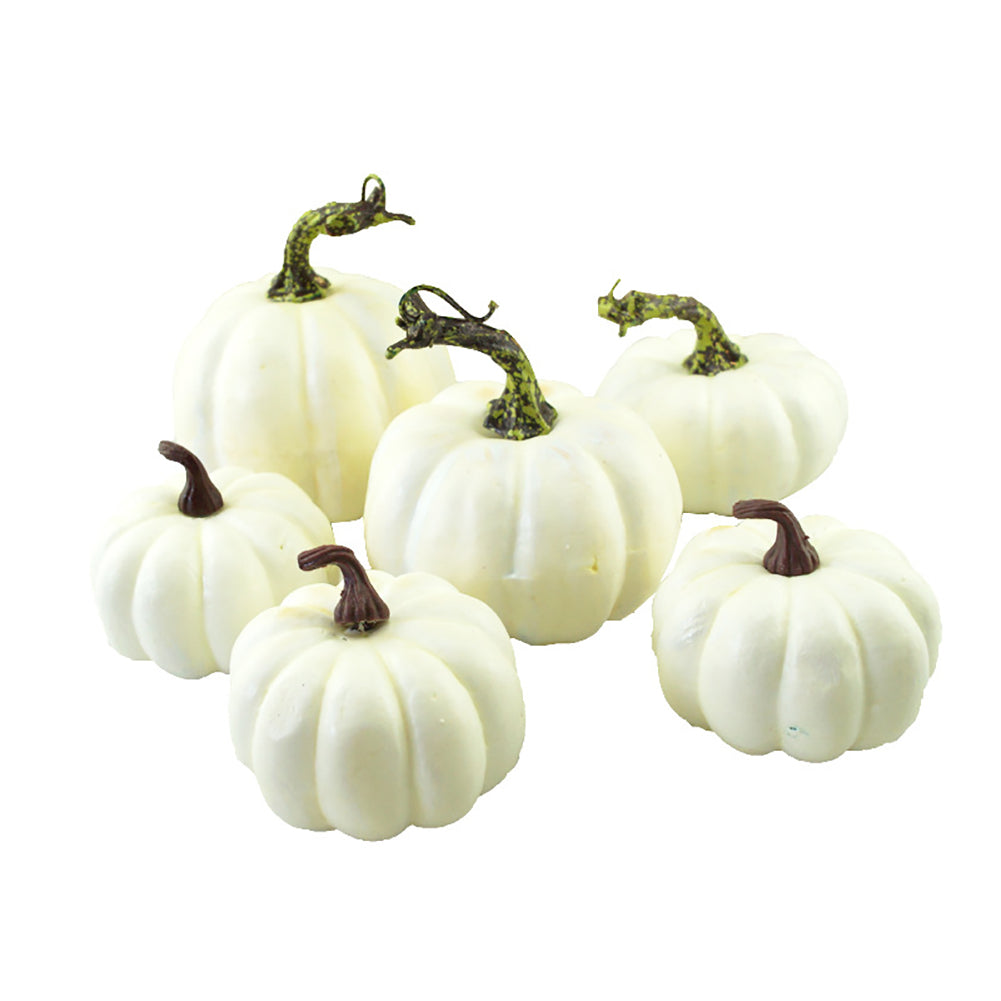 6Pcs Artificial Foam DIY Graffiti Pumpkin Halloween Party Home Garden Decoration