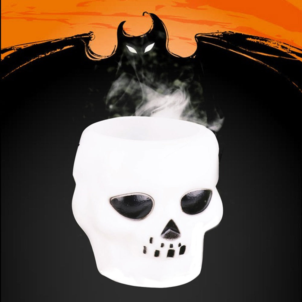 3Pcs Creative Witch Skull Halloween Candy Pot Cookie Jar Hanging Party Decor