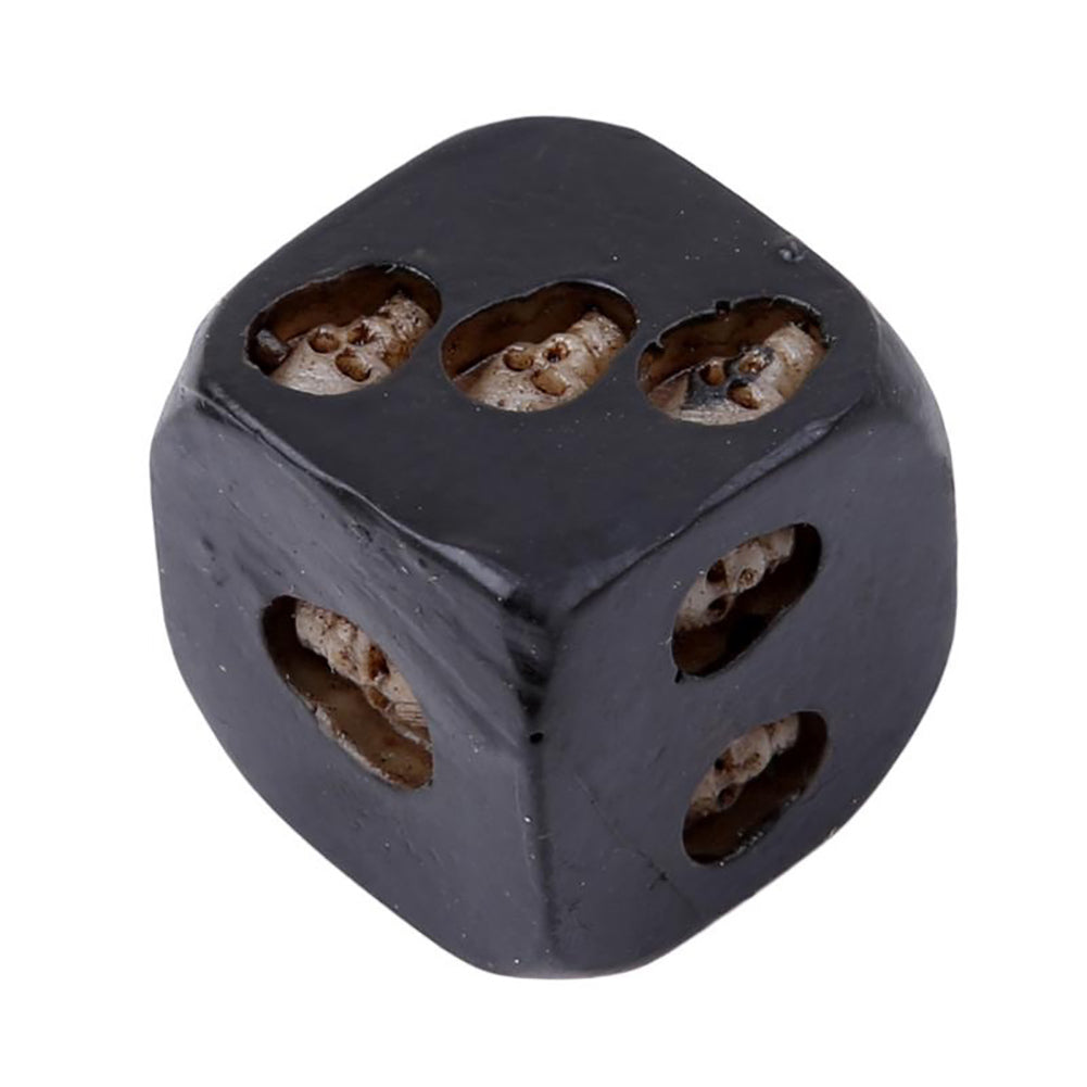5Pcs Creative 6 Sided Skeleton Skull Resin Dice Halloween Festival Bar Game Toy