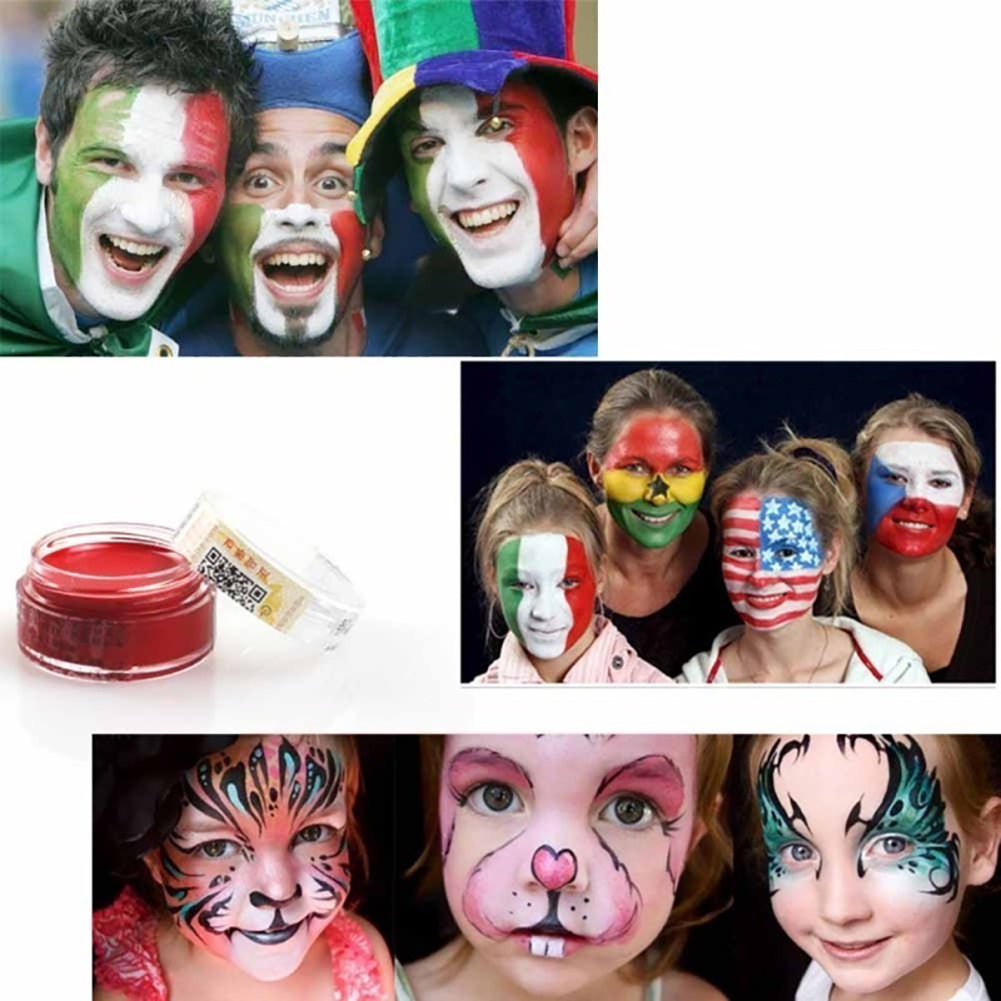 10g Face Body Paint Art Fancy Dress Beauty Makeup Tattoo Halloween Party Pigment