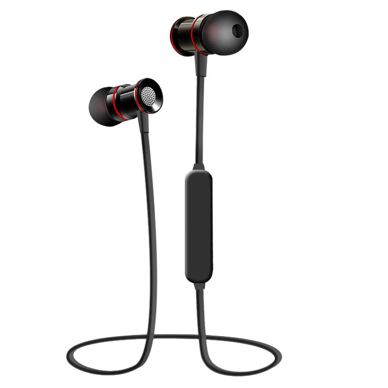 Bluetooth Earphone Sports Running Headphone Magnetic Metal Wireless Earphone Earbuds with Mic for IPhone 8 X