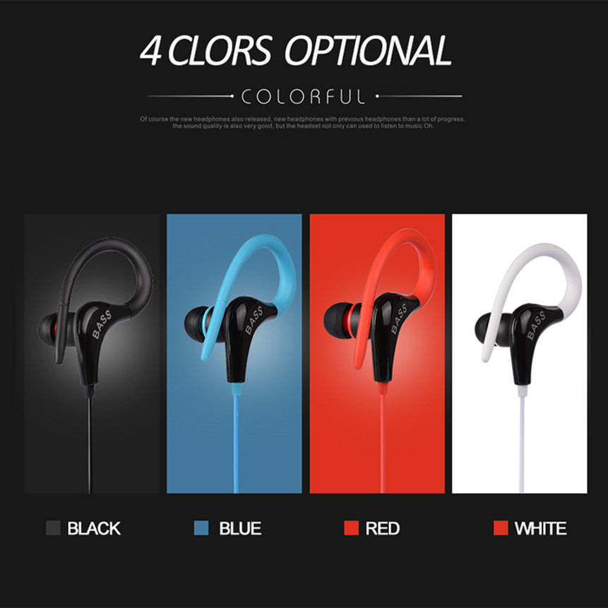Sport Light Weight Bass Running Headphone for IPhone 8 7 6 8S Plus Xiaomi Samsung Earbuds