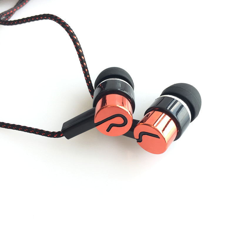 Noise Cancelling Earphone Reflective Fiber Cloth Line Headset Music Headphones for Iphone Xiaomi Mobile Phone MP3/MP4