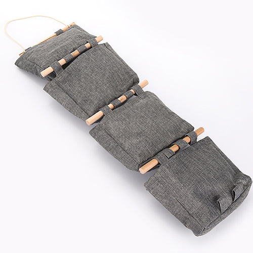 Practical Navy Anchor Wheel Pattern Home Decor Hanging Hanger Storage Bag