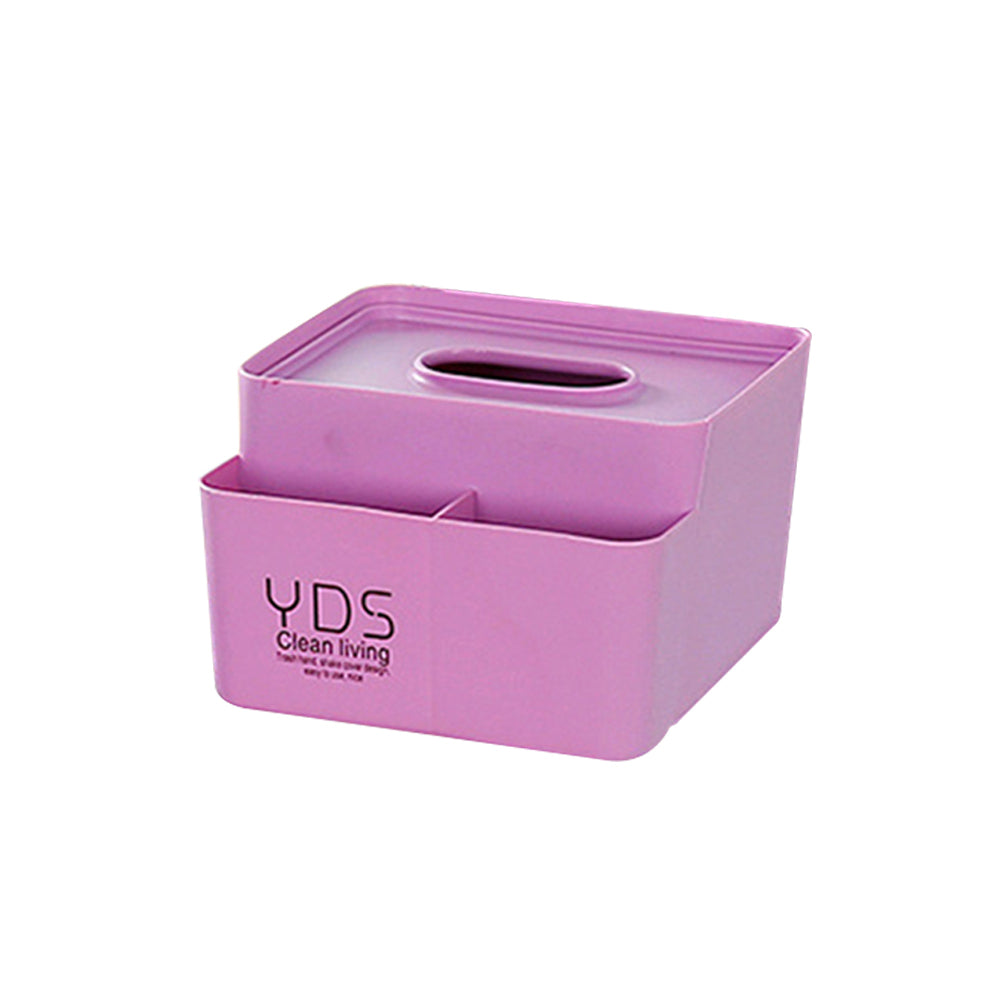 Fashion Storage Box Tissue Cosmetic Container Square Home Office Cafe Organizer
