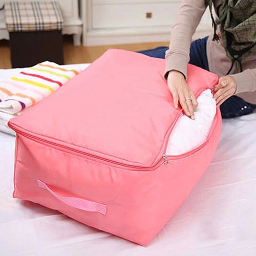 Washable Foldable Quilt Clothes Blanket Storage Bag Closet Organizer Box Pouch