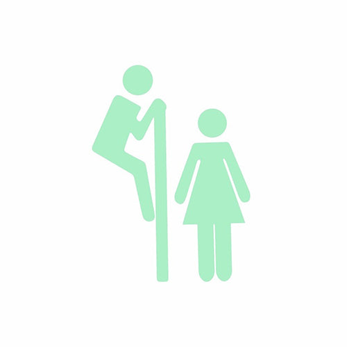 Funny Cartoon Luminous Bathroom Toilet Stickers DIY Home Decor Wall Decoration